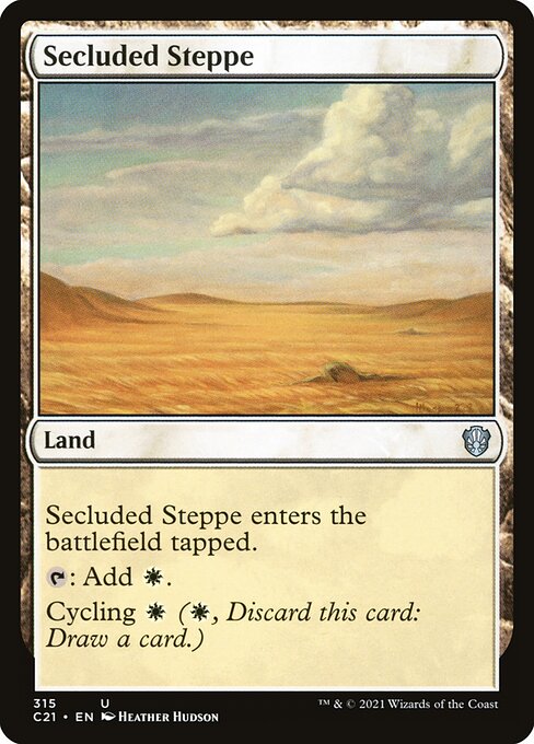 Secluded Steppe from Commander 2021