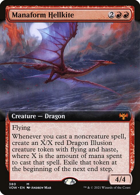 Manaform Hellkite from Innistrad: Crimson Vow