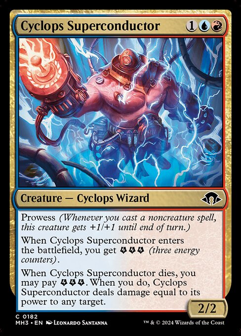 Cyclops Superconductor highlighted card art