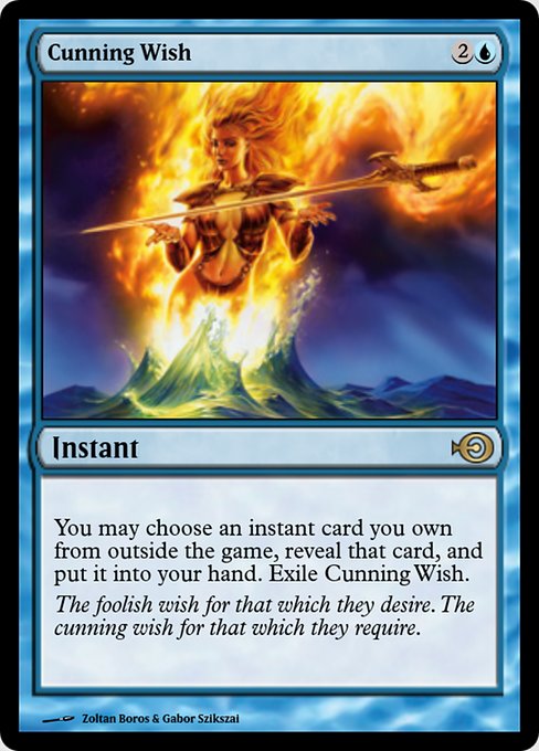 Cunning Wish from Magic Online Promos
