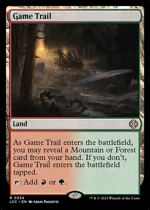 Game Trail from The Lost Caverns of Ixalan Commander