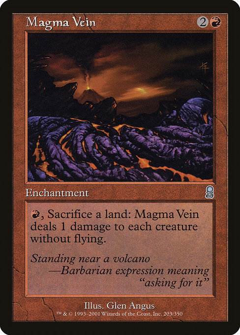 Magma Vein highlighted card art