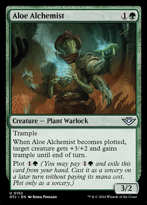 Aloe Alchemist highlighted card art