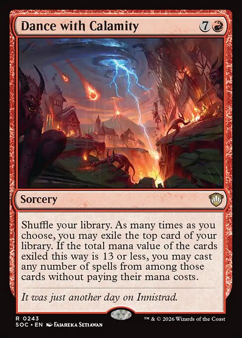 Dance with Calamity from Secrets of Strixhaven Commander