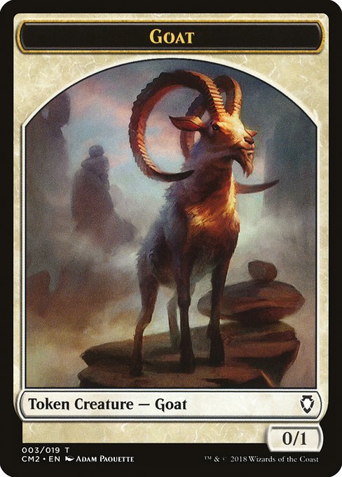 Goat from Commander Anthology Volume II Tokens