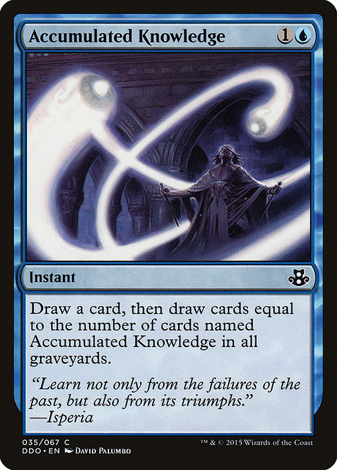 Accumulated Knowledge from Duel Decks: Elspeth vs. Kiora