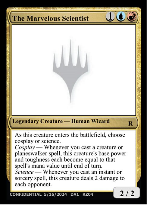The Marvelous Scientist highlighted card art