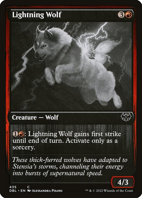 Lightning Wolf highlighted card art