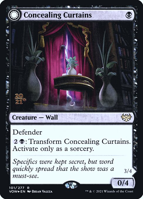 Concealing Curtains // Revealing Eye from Innistrad: Crimson Vow Promos