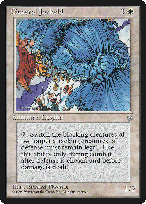 General Jarkeld highlighted card art