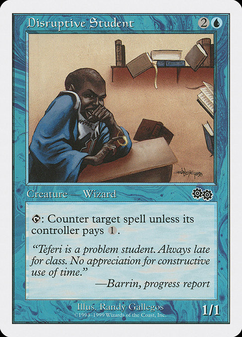 Disruptive Student highlighted card art