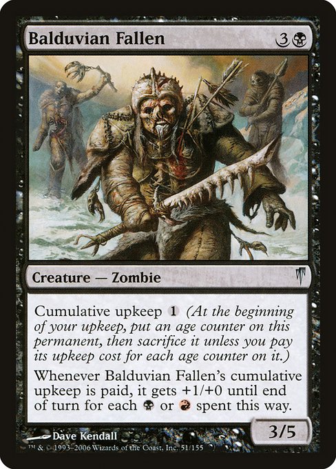 Balduvian Fallen highlighted card art