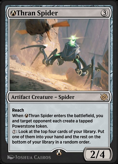 A-Thran Spider highlighted card art