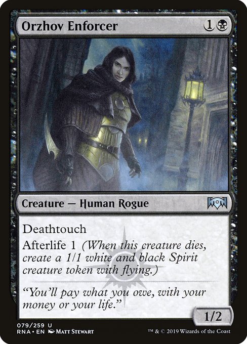 Orzhov Enforcer from Ravnica Allegiance