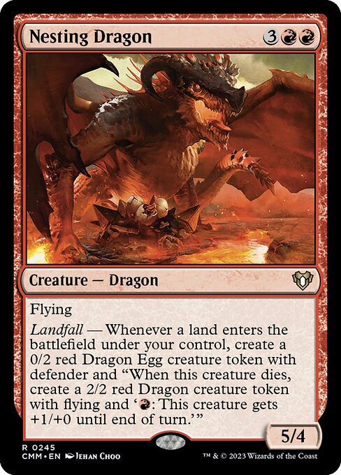 Nesting Dragon from Commander Masters