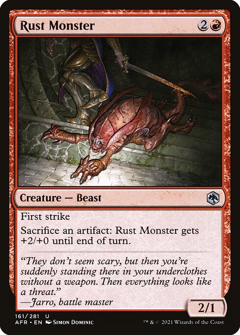 Rust Monster from Adventures in the Forgotten Realms
