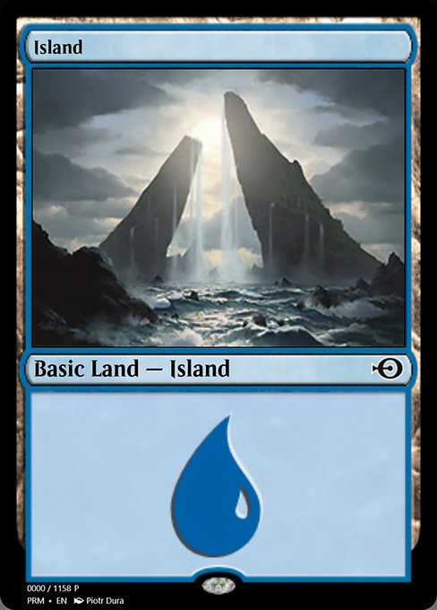 Island from Magic Online Promos
