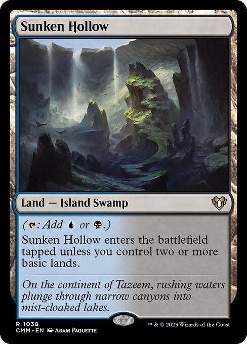 Sunken Hollow from Commander Masters