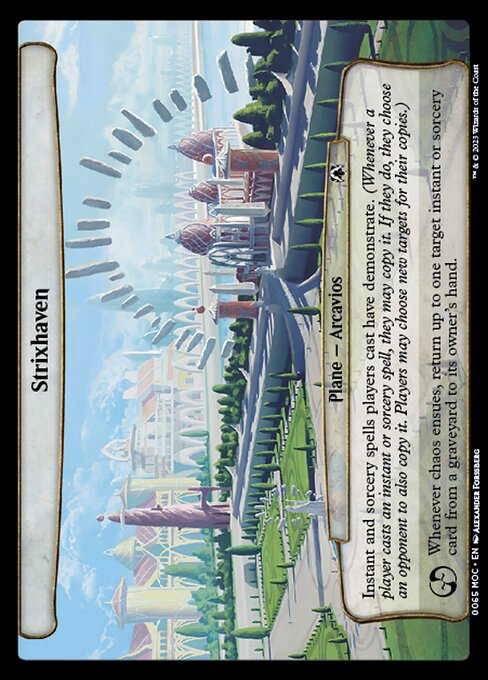 Strixhaven highlighted card art