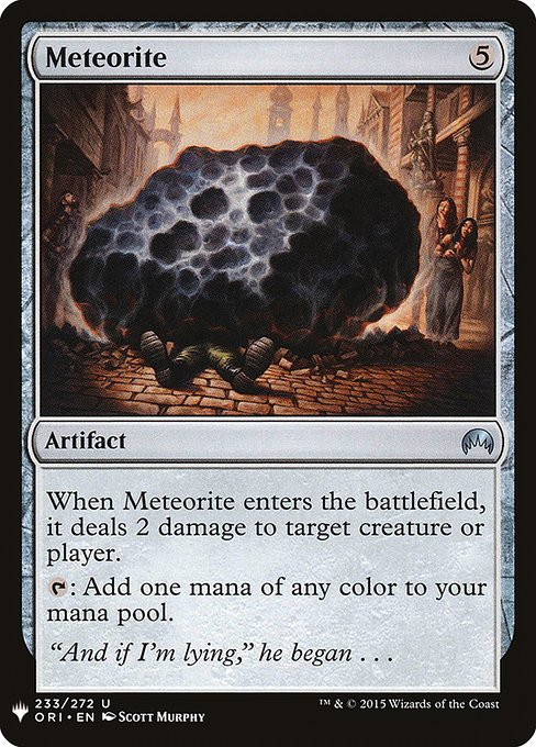 Meteorite from The List