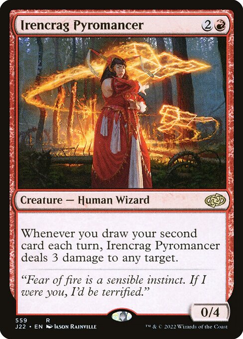 Irencrag Pyromancer highlighted card art
