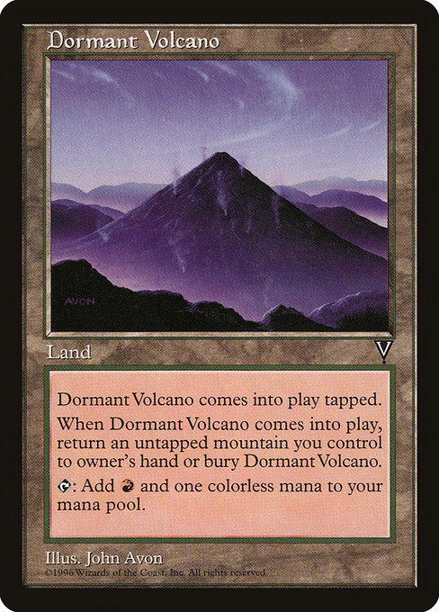 Dormant Volcano from Visions