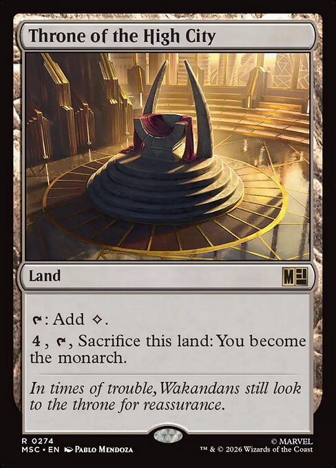 Throne of the High City from Marvel Super Heroes Commander