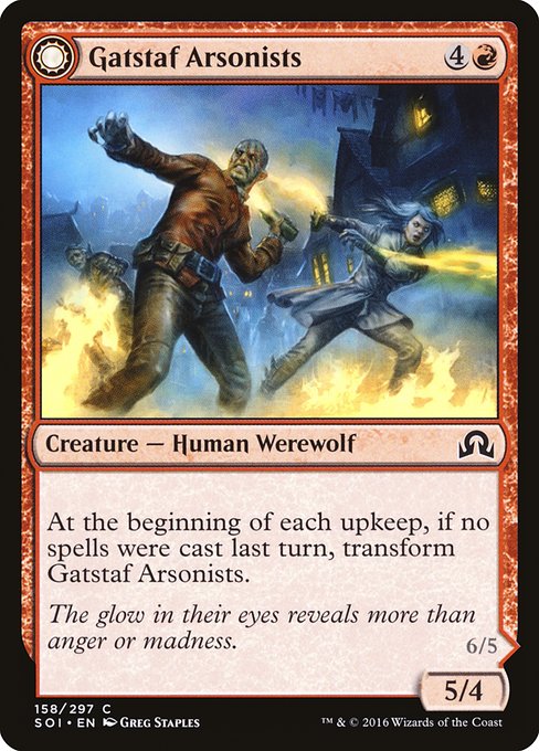 Gatstaf Arsonists // Gatstaf Ravagers from Shadows over Innistrad