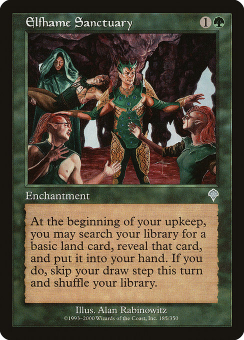 Elfhame Sanctuary highlighted card art