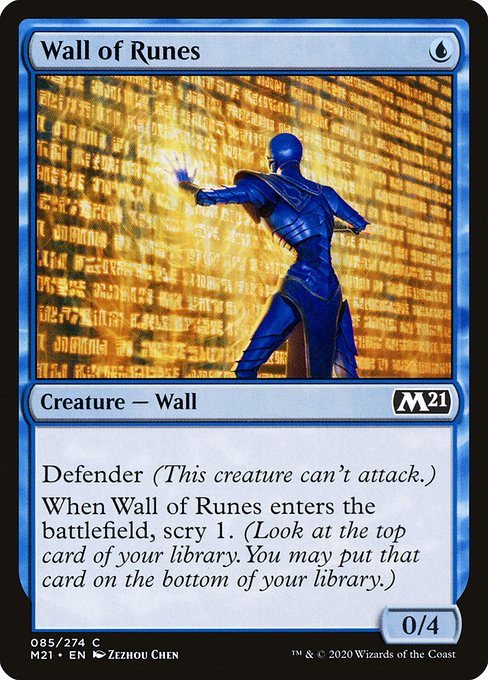 Wall of Runes from Core Set 2021