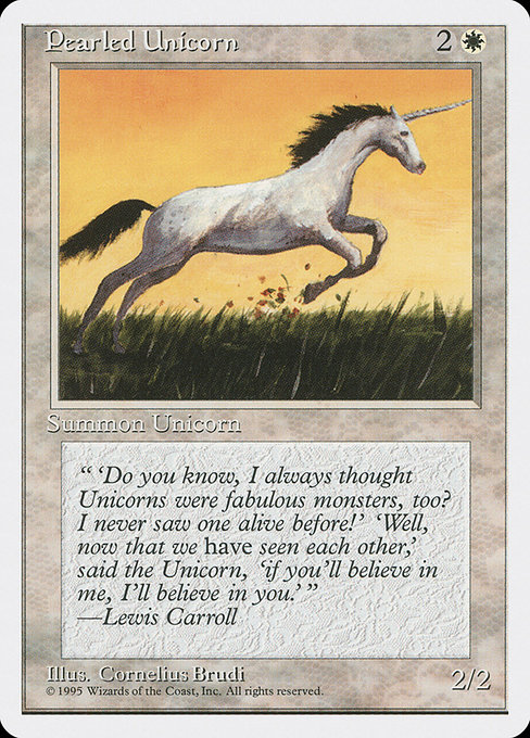 Pearled Unicorn from Fourth Edition