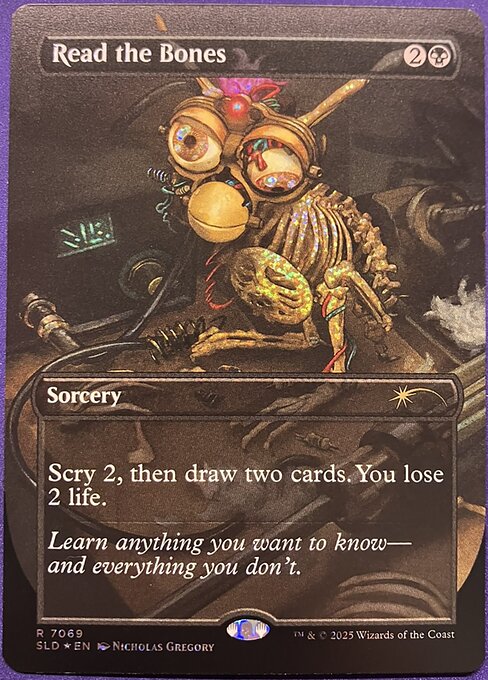 Read the Bones highlighted card art