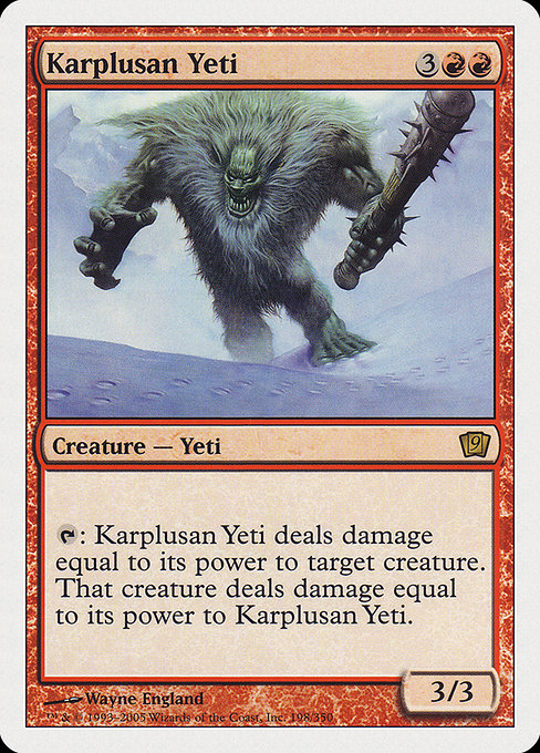 Karplusan Yeti highlighted card art