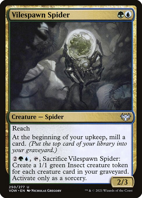 Vilespawn Spider from Innistrad: Crimson Vow
