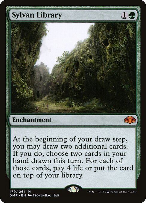 Sylvan Library from Dominaria Remastered