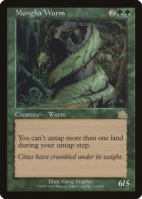 Mungha Wurm highlighted card art