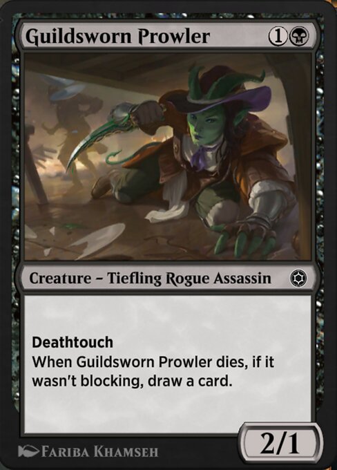 Guildsworn Prowler highlighted card art