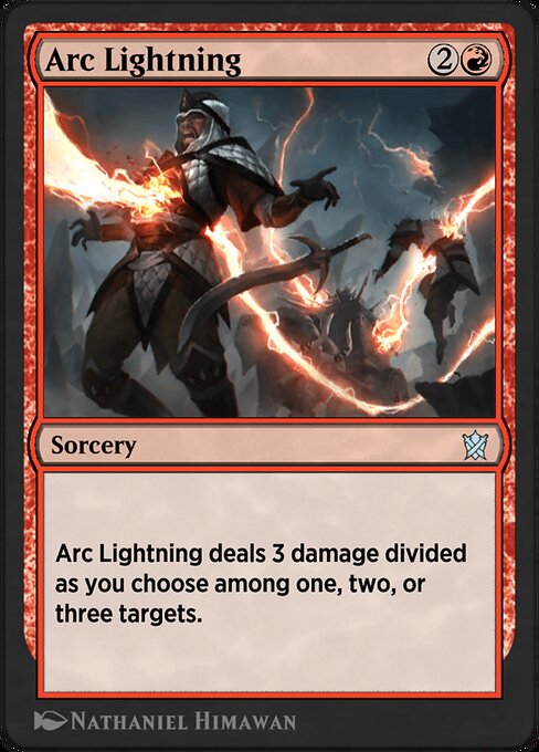 Arc Lightning from Khans of Tarkir