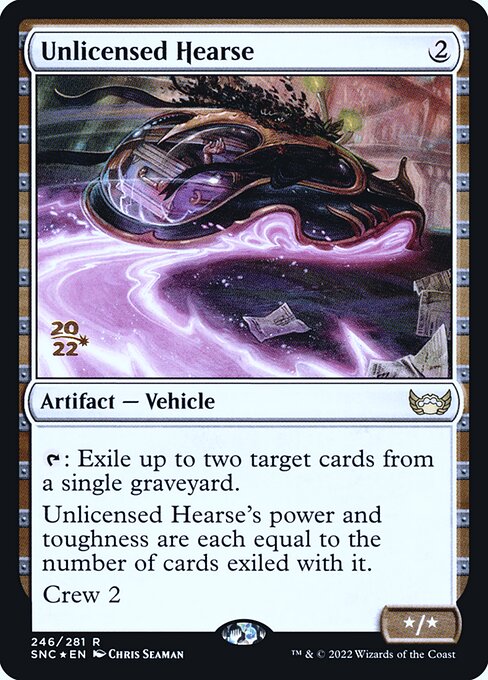 Unlicensed Hearse from Streets of New Capenna Promos