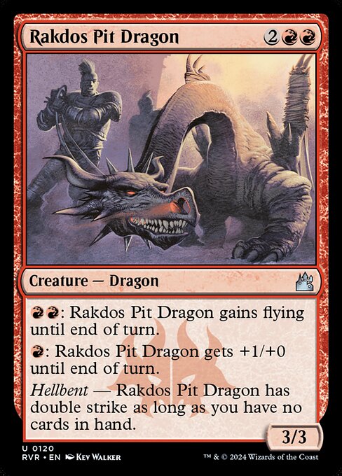 Rakdos Pit Dragon highlighted card art