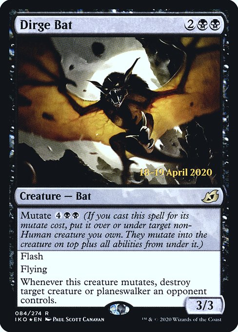 Dirge Bat from Ikoria: Lair of Behemoths Promos