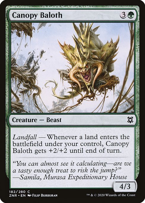 Canopy Baloth from Zendikar Rising