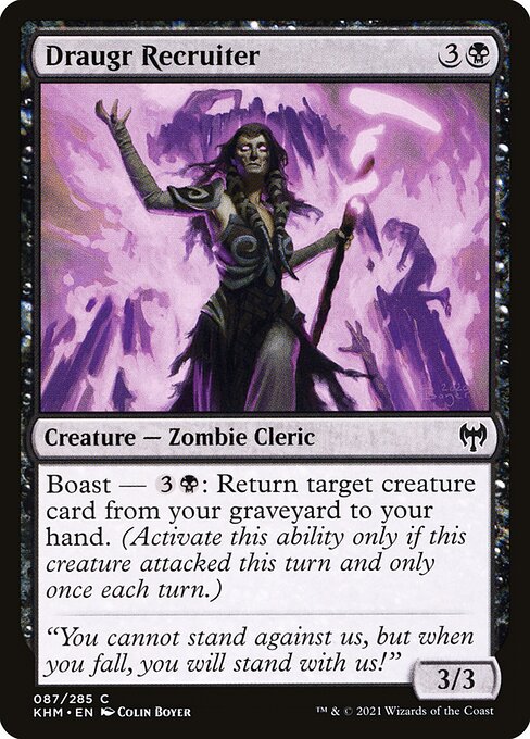 Draugr Recruiter highlighted card art