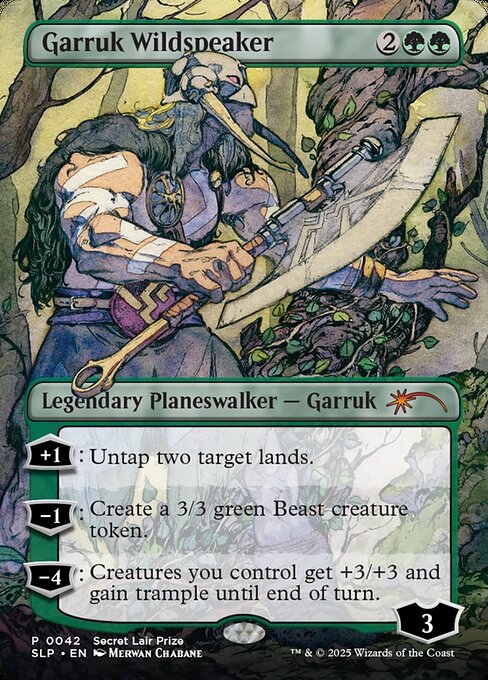 Garruk Wildspeaker highlighted card art