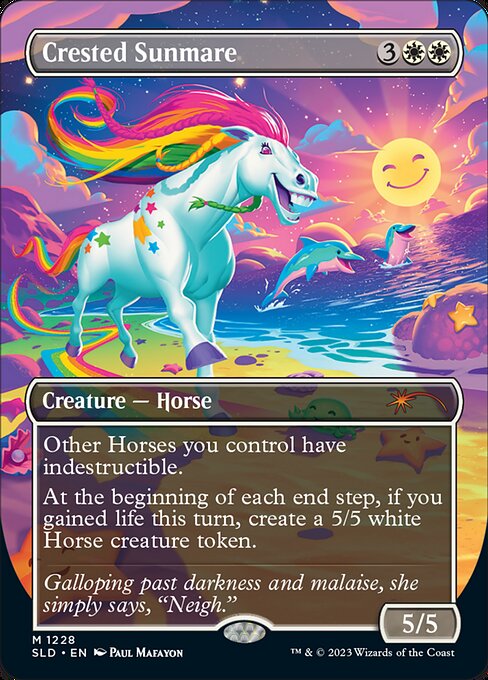 Crested Sunmare highlighted card art