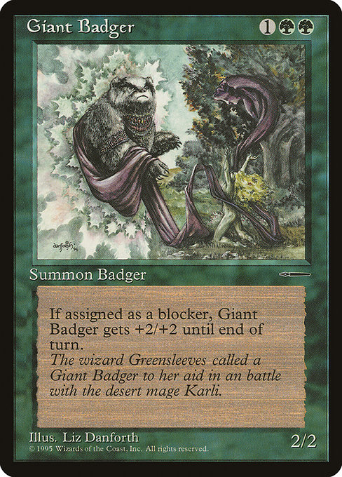 Giant Badger from HarperPrism Book Promos