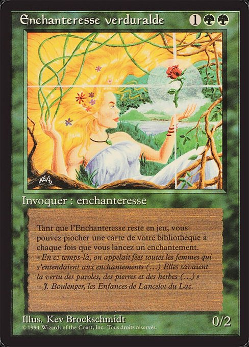 Verduran Enchantress from Foreign Black Border