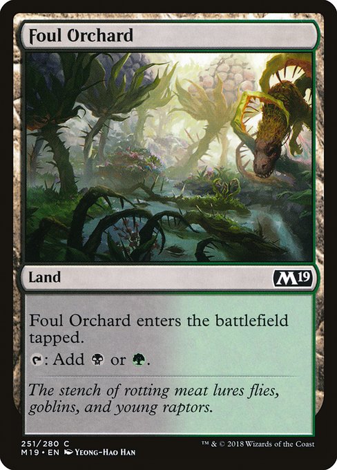 Foul Orchard from Core Set 2019