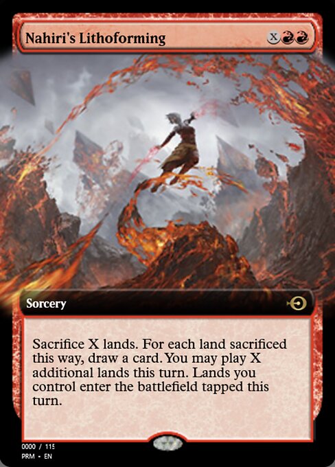 Nahiri's Lithoforming highlighted card art