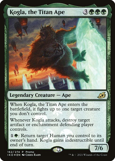 Kogla, the Titan Ape from Ikoria: Lair of Behemoths Promos